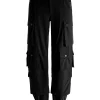 Women Alice and Olivia Olympia High Rise Ankle Tie Cargo Pants