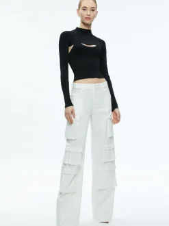 Women Alice and Olivia Orion Knit Tank And Shrug
