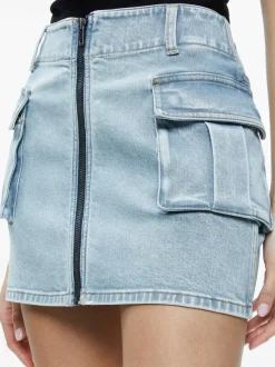 Women Alice and Olivia Rahmi Cargo Mini Skirt