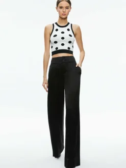Women Alice and Olivia Rydel Cropped Tank