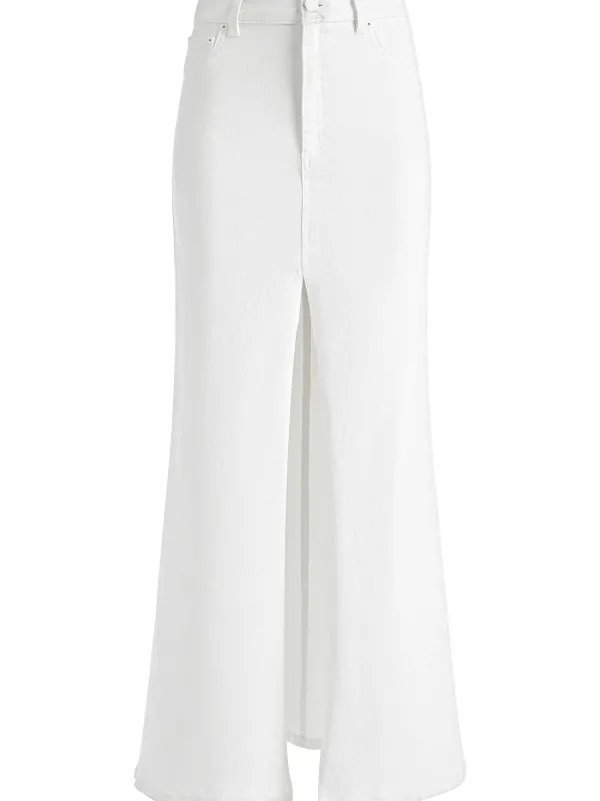 Women Alice and Olivia Rye High Rise Maxi Skirt