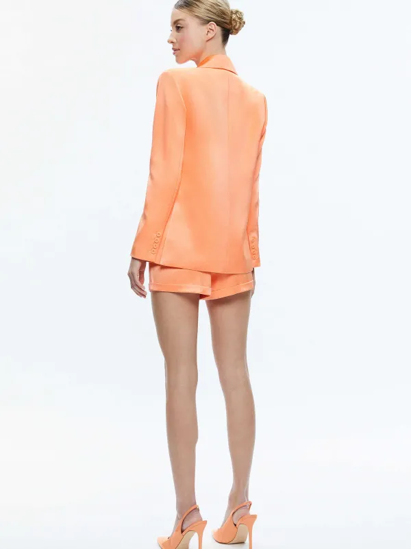 Women Alice and Olivia Santos Double Breasted Boyfriend Blazer