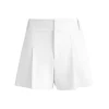 Women Alice and Olivia Scarlet High Rise Vegan Leather Flutter Shorts