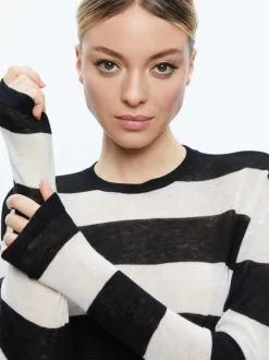 Women Alice and Olivia Sherrell Crew Neck Pullover
