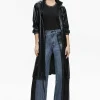 Women Alice and Olivia Simson Vegan Leather Windbreaker