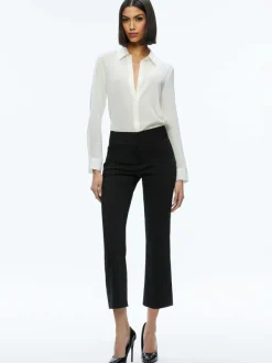 Women Alice and Olivia Stacey Low Rise Kick Flare Pant