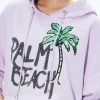 Women Alice and Olivia Sunny Boxy Cropped Hoodie