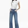 Women Alice and Olivia Talulah Ruffled Lace Blouse