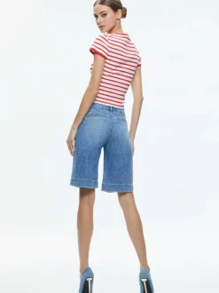 Women Alice and Olivia Tess Baby Tee