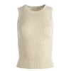 Women Alice and Olivia Tonita Ribbed Tank