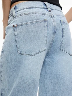 Women Alice and Olivia Trish Mid Rise Baggy Jean