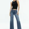 Women Alice and Olivia Val Crystal Fringe Cutout Tank