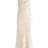 Women Alice and Olivia Valentina Draped Corset Maxi Dress