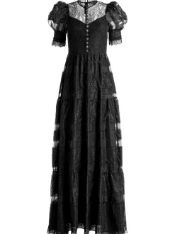 Women Alice and Olivia Vernita Tiered Maxi Dress