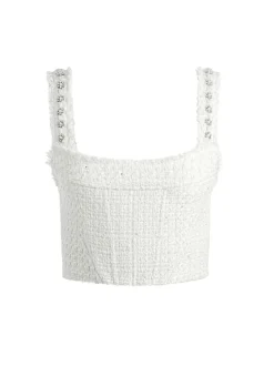 Women Alice and Olivia Vicenta Embellished Structured Corset