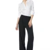 Women Alice and Olivia Willa Fitted Placket Top