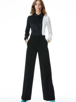 Women Alice and Olivia Willa Placket Top