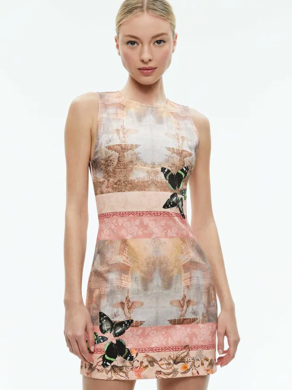 Women Alice and Olivia Wynell A-Line Mini Dress
